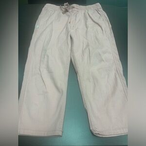 FairPlay Los Angeles salmon colour med cropped gold pants 32